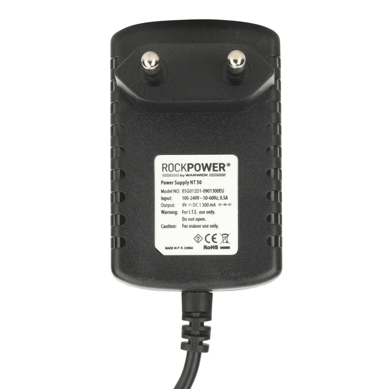 Блок живлення для гітарних педалей RockPower NT50 9V 1300mA Combo Pack (RP NT 50 EU) - фото 4