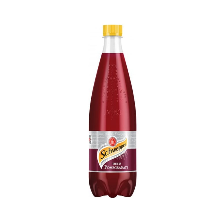 Напій Schweppes Pomegranate Безалкогольний сильногазований 750 мл (5449000312211) - фото 1