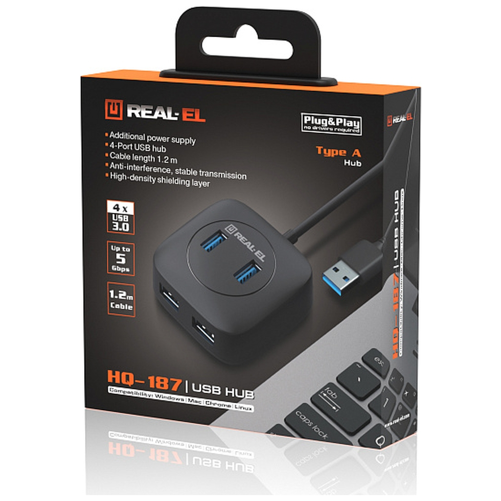 Концентратор REAL-EL HQ-187 black (EL123110010) - фото 10 Концентратор REAL-EL HQ-187 black (EL123110010) - фото 10