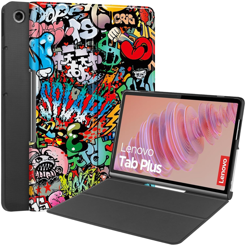 Чохол до планшета BeCover Smart Case Lenovo Tab Plus 11.5" Graffiti (711845) - фото 1