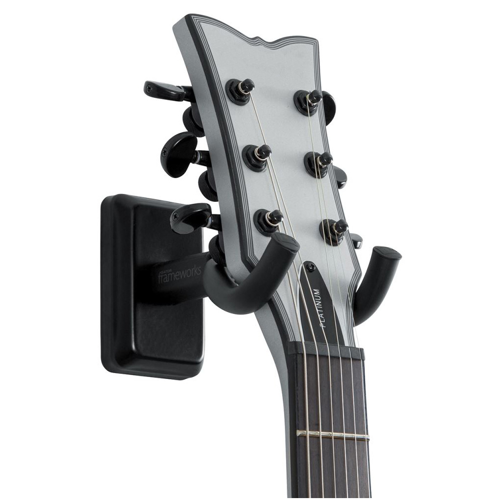 Тримач для гітари Gator Frameworks Wall Mount Guitar Hanger Black (GFW-GTR-HNGRBLK) - фото 2 Тримач для гітари Gator Frameworks Wall Mount Guitar Hanger Black (GFW-GTR-HNGRBLK) - фото 2