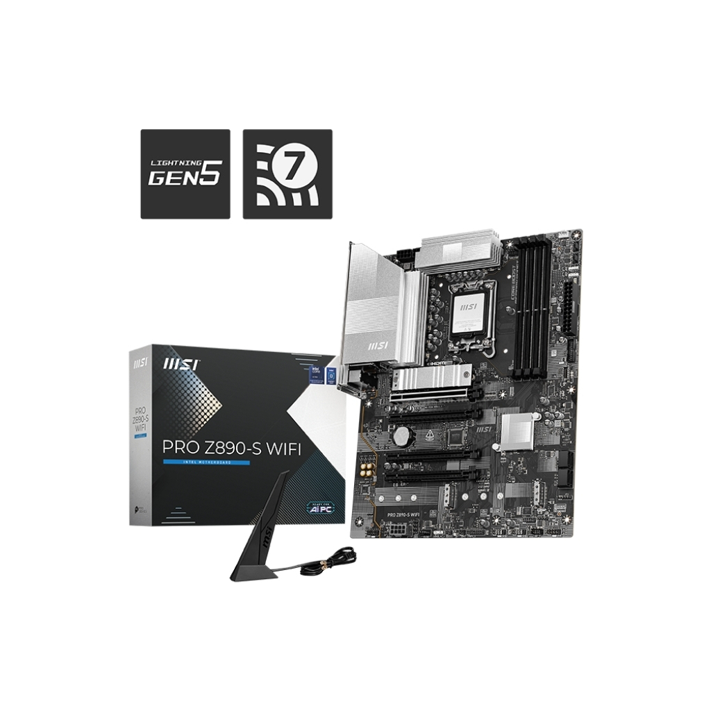 Материнська плата MSI PRO Z890-S WIFI - фото 5 Материнська плата MSI PRO Z890-S WIFI - фото 5