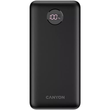 Батарея універсальна Canyon PB-2002 20000mAh, PD/20W, QC/3.0/22.5W, Black (CNE-CPB2002B)
