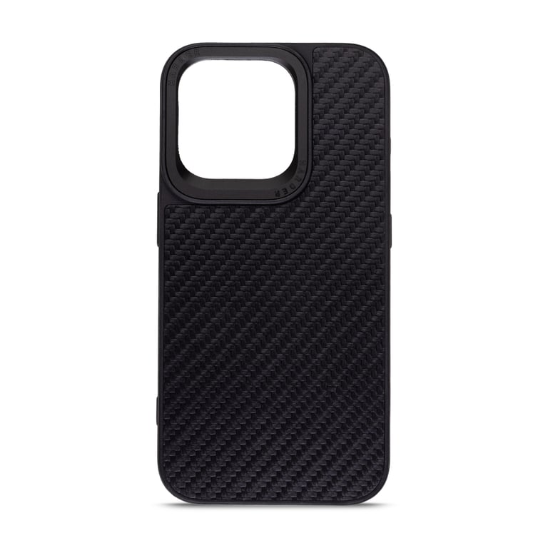 Чохол до мобільного телефона Harder Carbon Pattern Apple iPhone 14 Pro Black (ARM76779) - фото 1