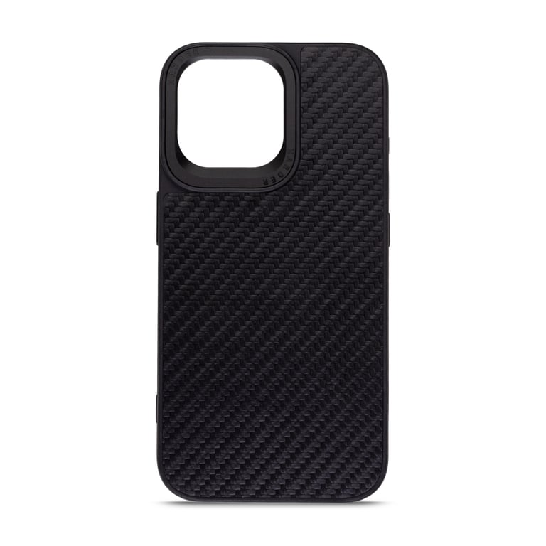 Чохол до мобільного телефона Harder Carbon Pattern Apple iPhone 14 Pro Max Black (ARM76780) - фото 1