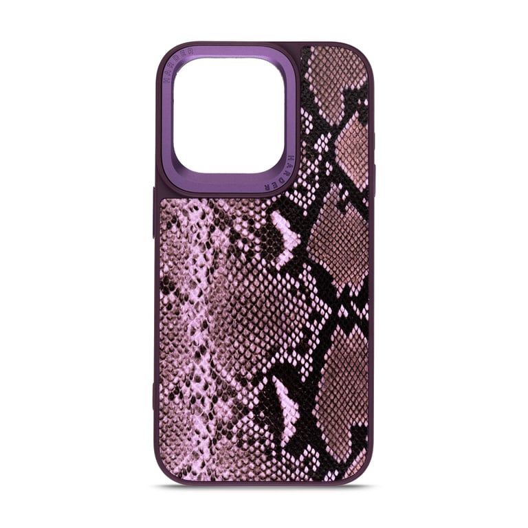 Чохол до мобільного телефона Harder Genuine Snake Apple iPhone 14 Pro Dark Purple (ARM76788) - фото 1