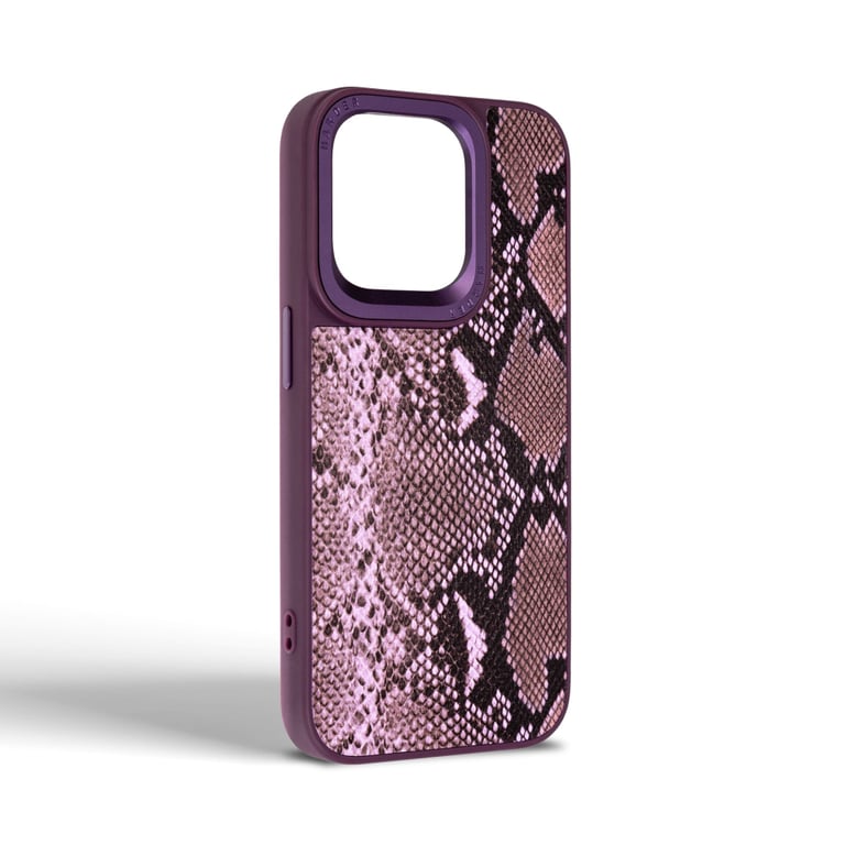 Чохол до мобільного телефона Harder Genuine Snake Apple iPhone 14 Pro Dark Purple (ARM76788) - фото 2