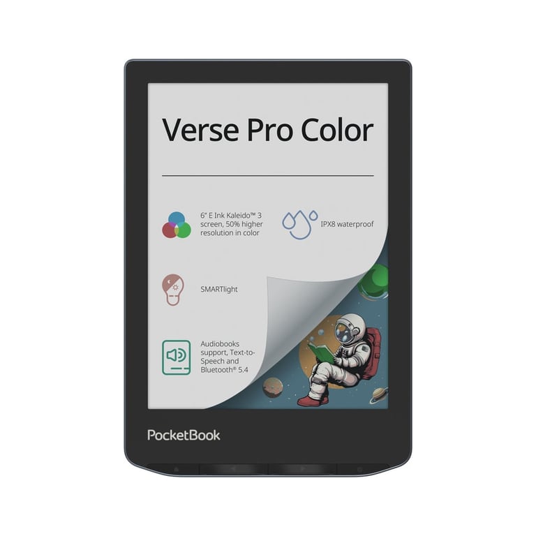 Електронна книга Pocketbook 634K3 Verse Pro Color, StormySea (PB634K3-1-CIS) - фото 1