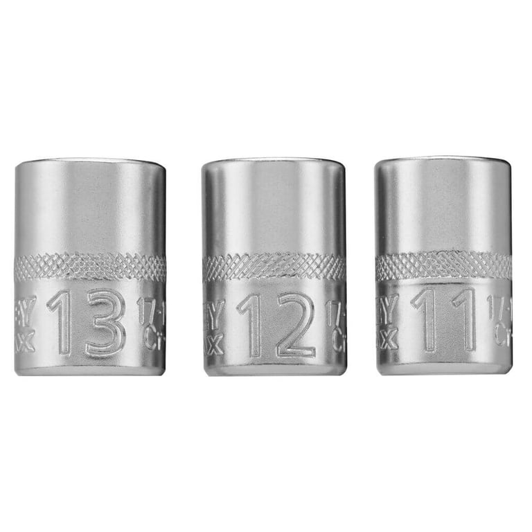 Набір головок Stanley торцевих 1/4" Maxi Drive, із шестигранним профілем, 3 шт: 11, 12, 13 мм. (FMMT17092-0) - фото 7