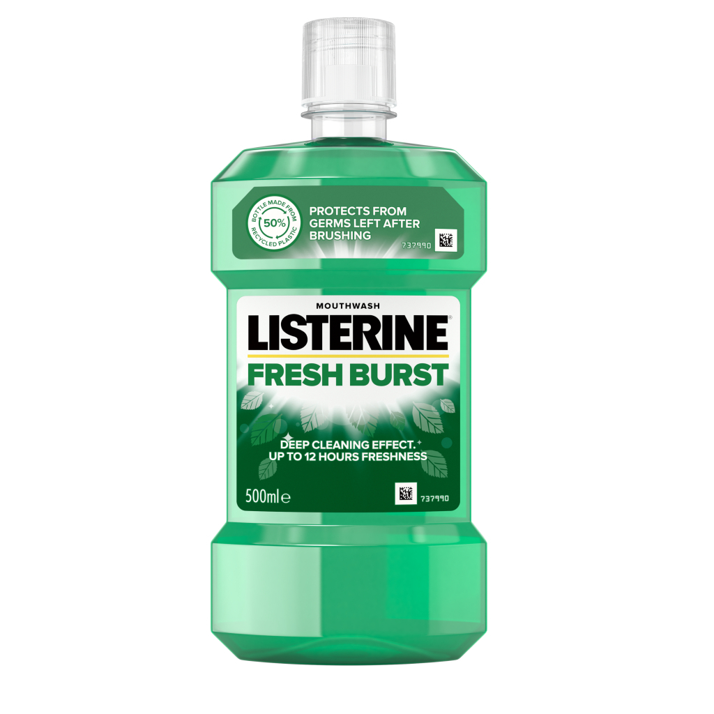 Ополіскувач для порожнини рота Listerine Сплеск свіжості 500 мл (5010123703547) - фото 1 Ополіскувач для порожнини рота Listerine Сплеск свіжості 500 мл (5010123703547) - фото 1