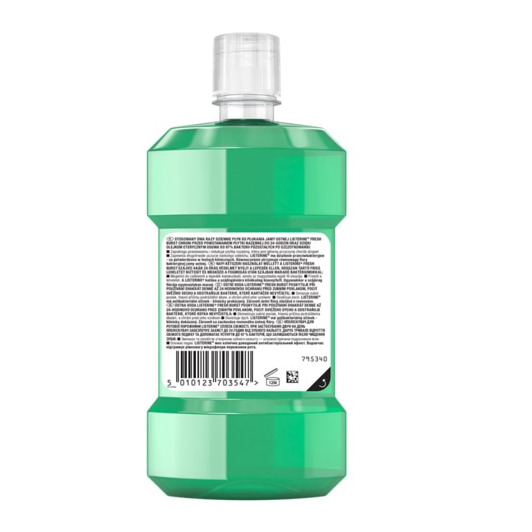 Ополіскувач для порожнини рота Listerine Сплеск свіжості 500 мл (5010123703547) - фото 2