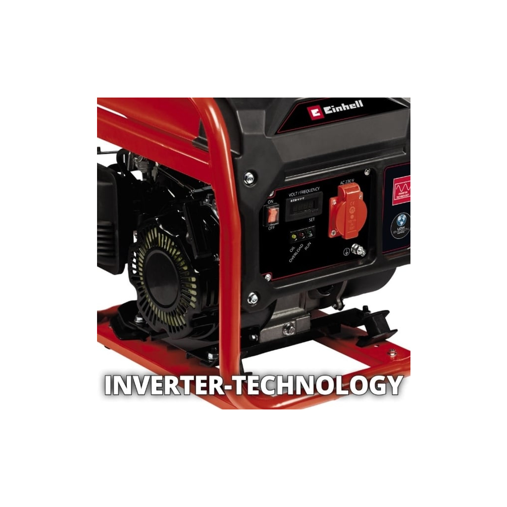 Генератор Einhell інверторний TC-IG 1100, 1100Вт, 3600об/хв, 1х230В, 4.35А, 6.5л, ручний старт (4152580) - фото 2 Генератор Einhell інверторний TC-IG 1100, 1100Вт, 3600об/хв, 1х230В, 4.35А, 6.5л, ручний старт (4152580) - фото 2