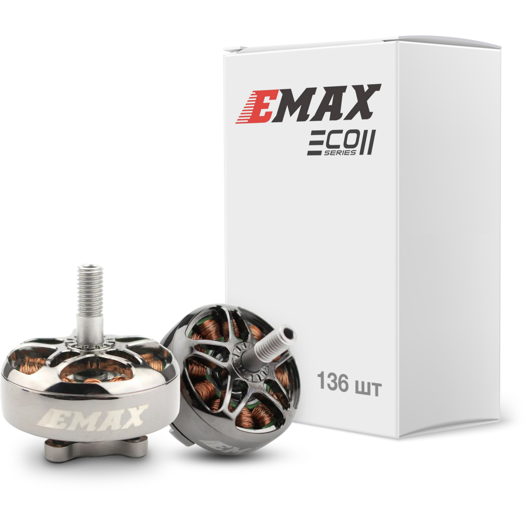 Двигун для дрона Emax ECO II 2807А 1300KV упаковка 136шт. (0101096071) Двигун для дрона Emax ECO II 2807А 1300KV упаковка 136шт. (0101096071)