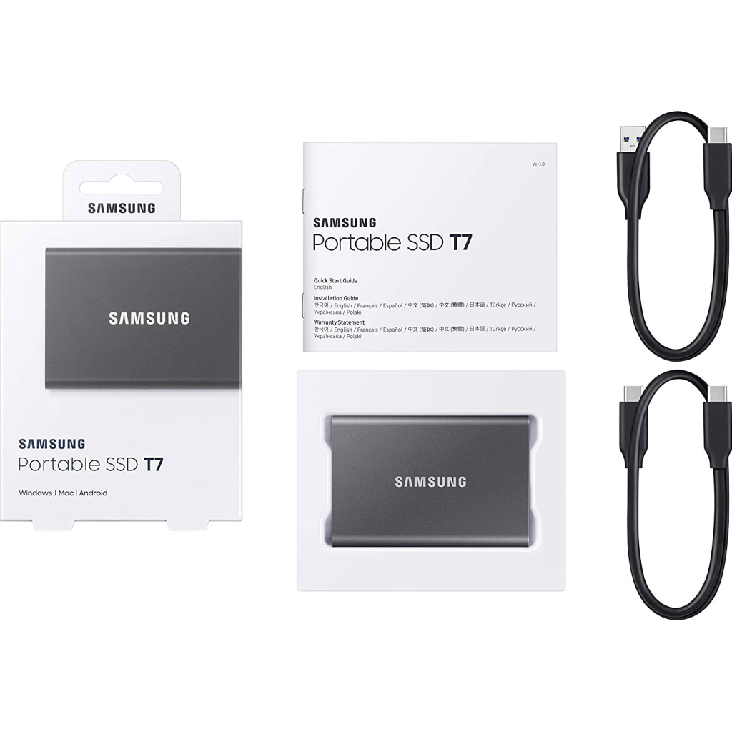 Накопичувач SSD USB 3.2 4TB T7 Samsung (MU-PC4T0T/WW) - фото 5 Накопичувач SSD USB 3.2 4TB T7 Samsung (MU-PC4T0T/WW) - фото 5