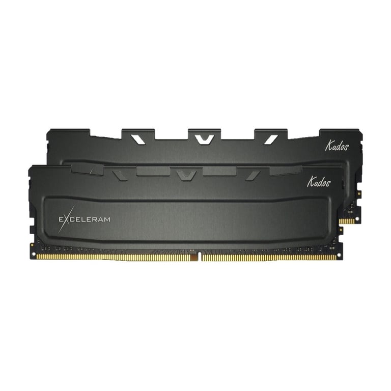 Модуль пам’яті для комп’ютера DDR4 32GB (2x16GB) 3200 MHz Black Kudos eXceleram (EKBLACK4323222XD)