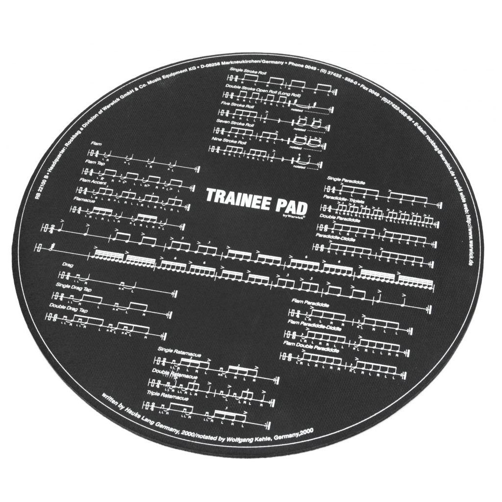 Тренувальний пед RockBag 12" Practice Pad (RB 22100 B) - фото 1 Тренувальний пед RockBag 12" Practice Pad (RB 22100 B) - фото 1