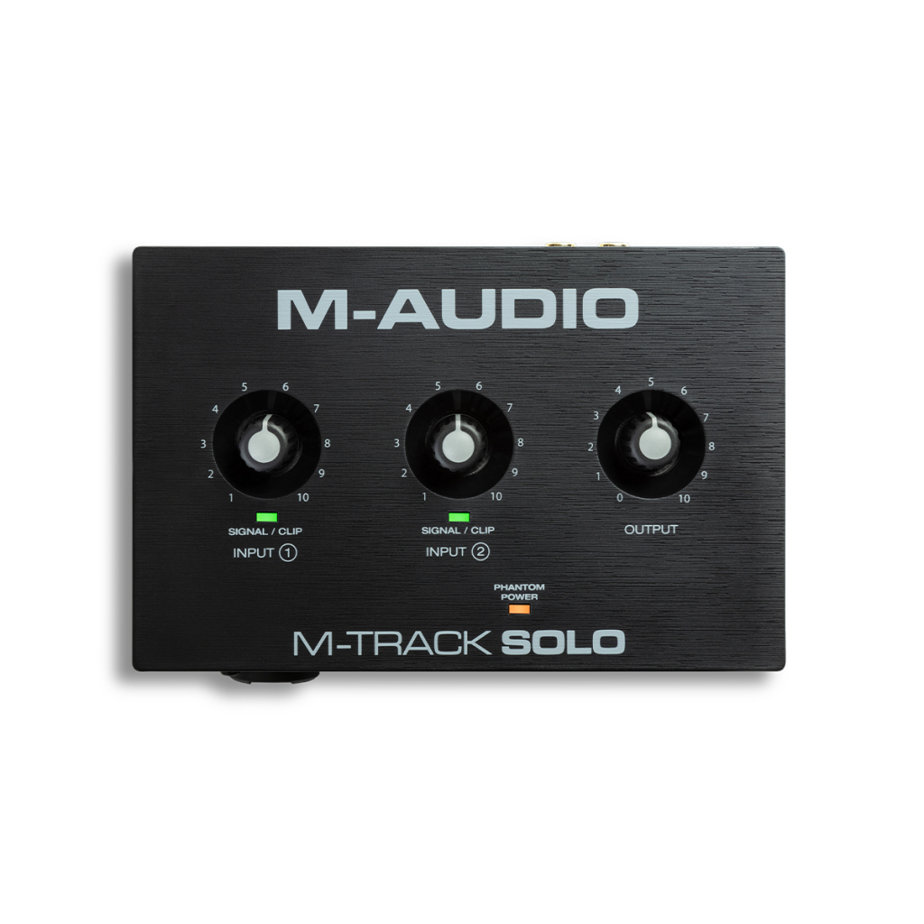 Аудіоінтерфейс M-Audio M-Track Solo - фото 2 Аудіоінтерфейс M-Audio M-Track Solo - фото 2