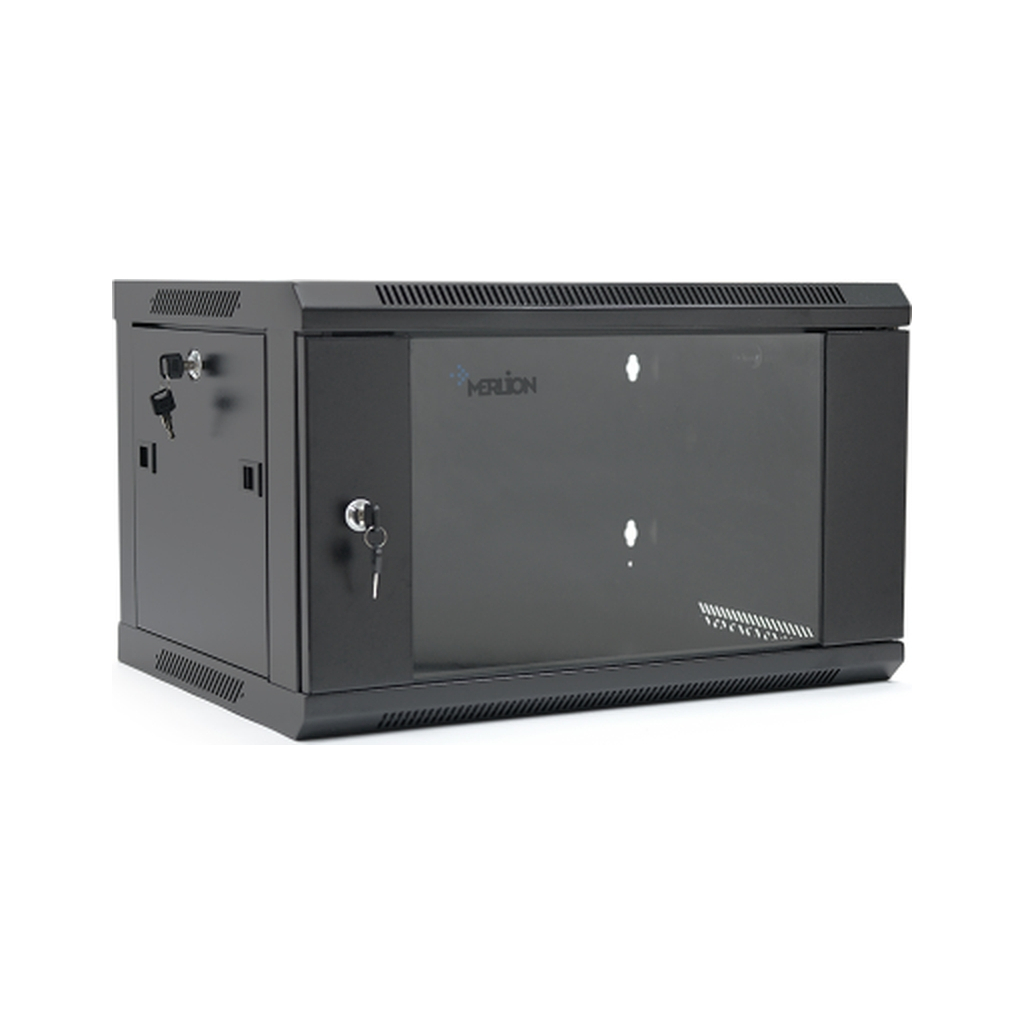 Шафа настінна Merlion 4U 19" 600*350*279 (Ш*Г*В)мм, black (MI3-6304 / 36526) - фото 1 Шафа настінна Merlion 4U 19" 600*350*279 (Ш*Г*В)мм, black (MI3-6304 / 36526) - фото 1