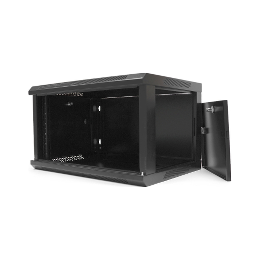 Шафа настінна Merlion 4U 19" 600*350*279 (Ш*Г*В)мм, black (MI3-6304 / 36526) - фото 3 Шафа настінна Merlion 4U 19" 600*350*279 (Ш*Г*В)мм, black (MI3-6304 / 36526) - фото 3