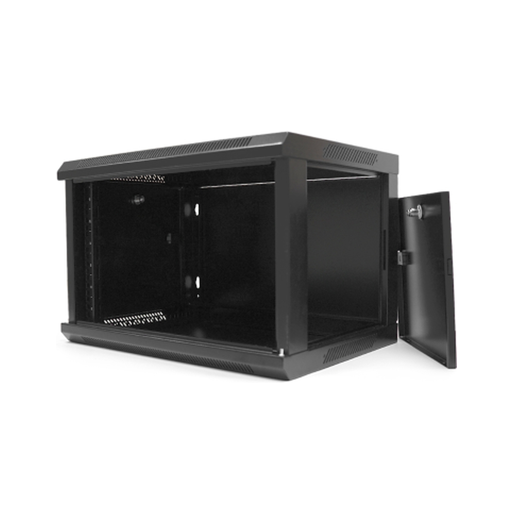 Шафа настінна Merlion 6U 19" 600*350*367 (Ш*Г*В)мм, black (MI3-6306 / 36527) - фото 3 Шафа настінна Merlion 6U 19" 600*350*367 (Ш*Г*В)мм, black (MI3-6306 / 36527) - фото 3