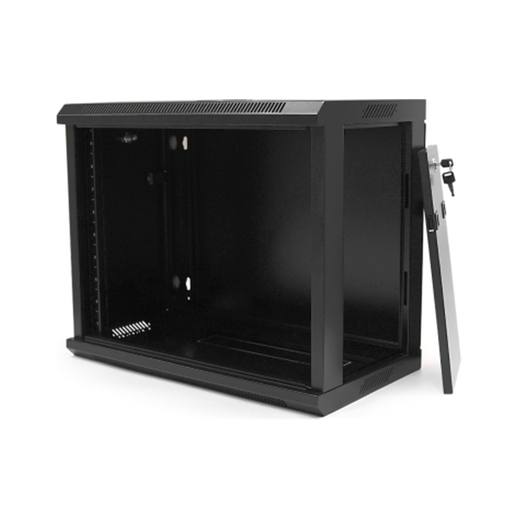 Шафа настінна Merlion 9U 19" 600*350*500 (Ш*Г*В)мм, black (MI3-6309 / 36528) - фото 3 Шафа настінна Merlion 9U 19" 600*350*500 (Ш*Г*В)мм, black (MI3-6309 / 36528) - фото 3