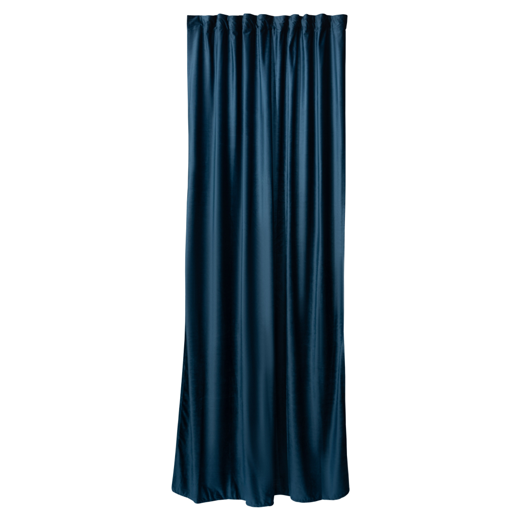 Штора Ardesto велюр 100% поліестер,150х270 см синій темний (ART1030NA) - фото 1