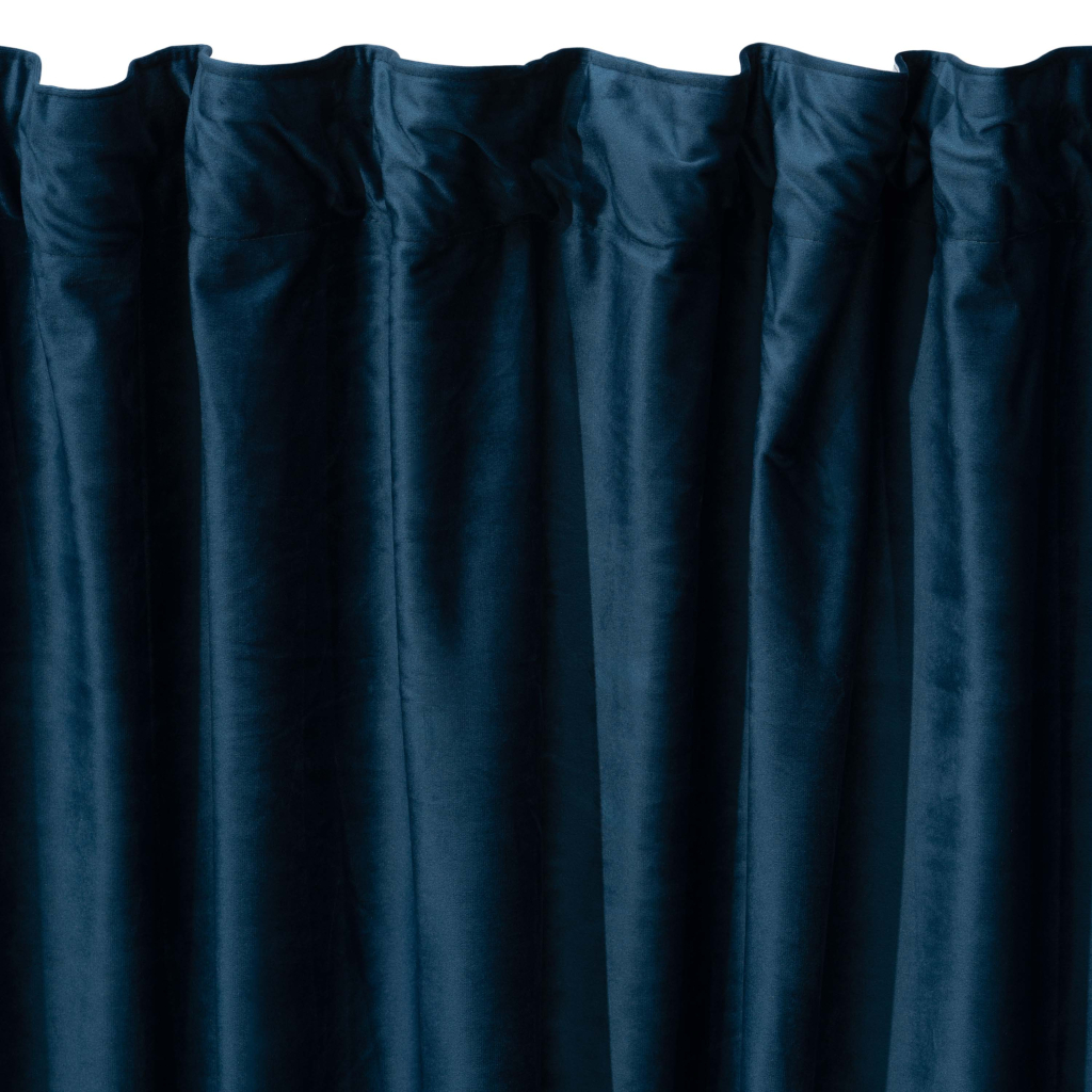 Штора Ardesto велюр 100% поліестер,150х270 см синій темний (ART1030NA) - фото 3 Штора Ardesto велюр 100% поліестер,150х270 см синій темний (ART1030NA) - фото 3