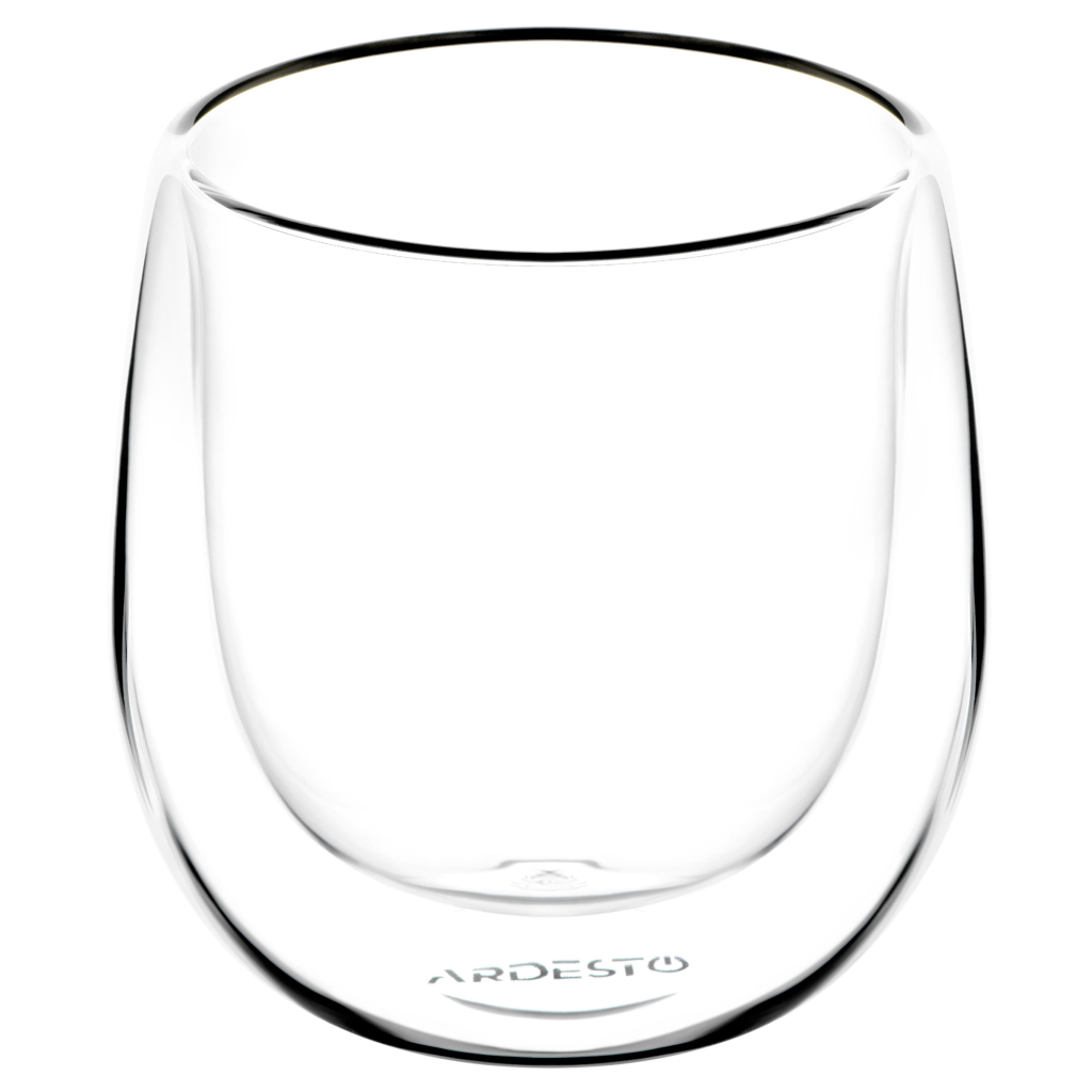 Набір склянок Ardesto з подвійними стінками BR 120 мл 2 шт прозорий (AR2612BR) - фото 1