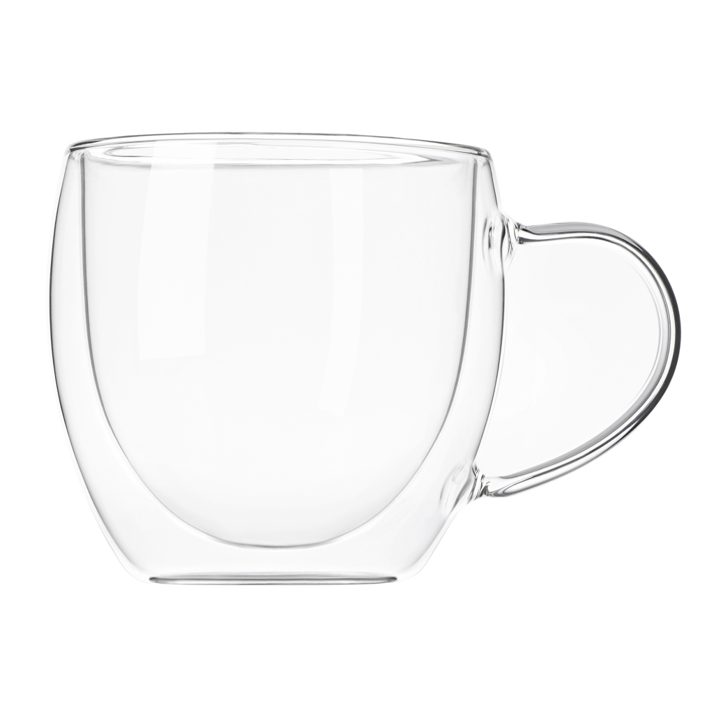 Набір чашок Ardesto BHR 250 мл 2 шт прозорий (AR2625BHR) Набір чашок Ardesto BHR 250 мл 2 шт прозорий (AR2625BHR)