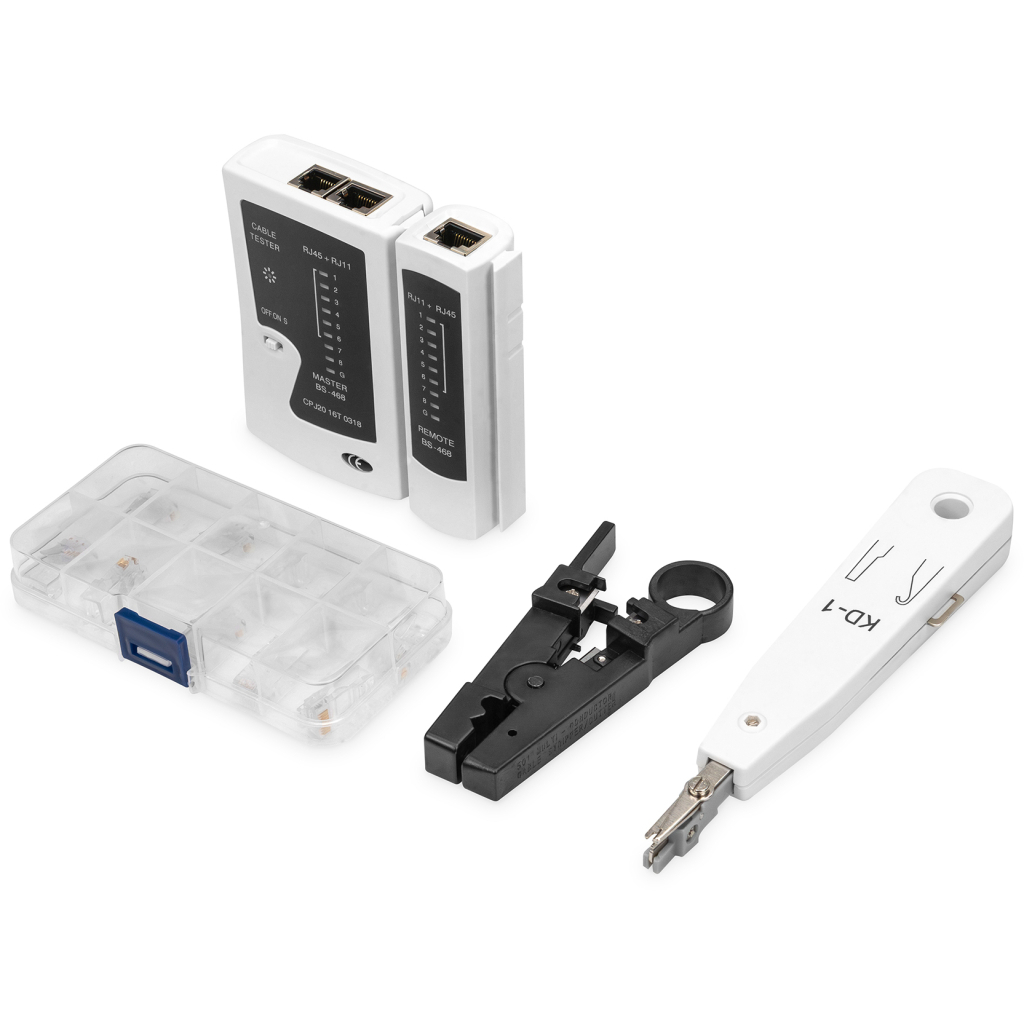 Набір інструментів для мережі Digitus Network Tool Set Plus (DN-94027) - фото 2 Набір інструментів для мережі Digitus Network Tool Set Plus (DN-94027) - фото 2