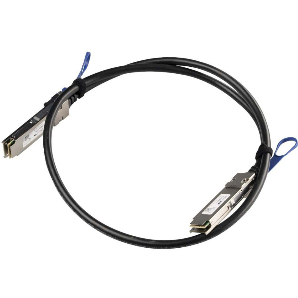 Оптичний патчкорд QSFP28 1m direct attach cable Mikrotik (XQ+DA0001) - фото 1 Оптичний патчкорд QSFP28 1m direct attach cable Mikrotik (XQ+DA0001) - фото 1