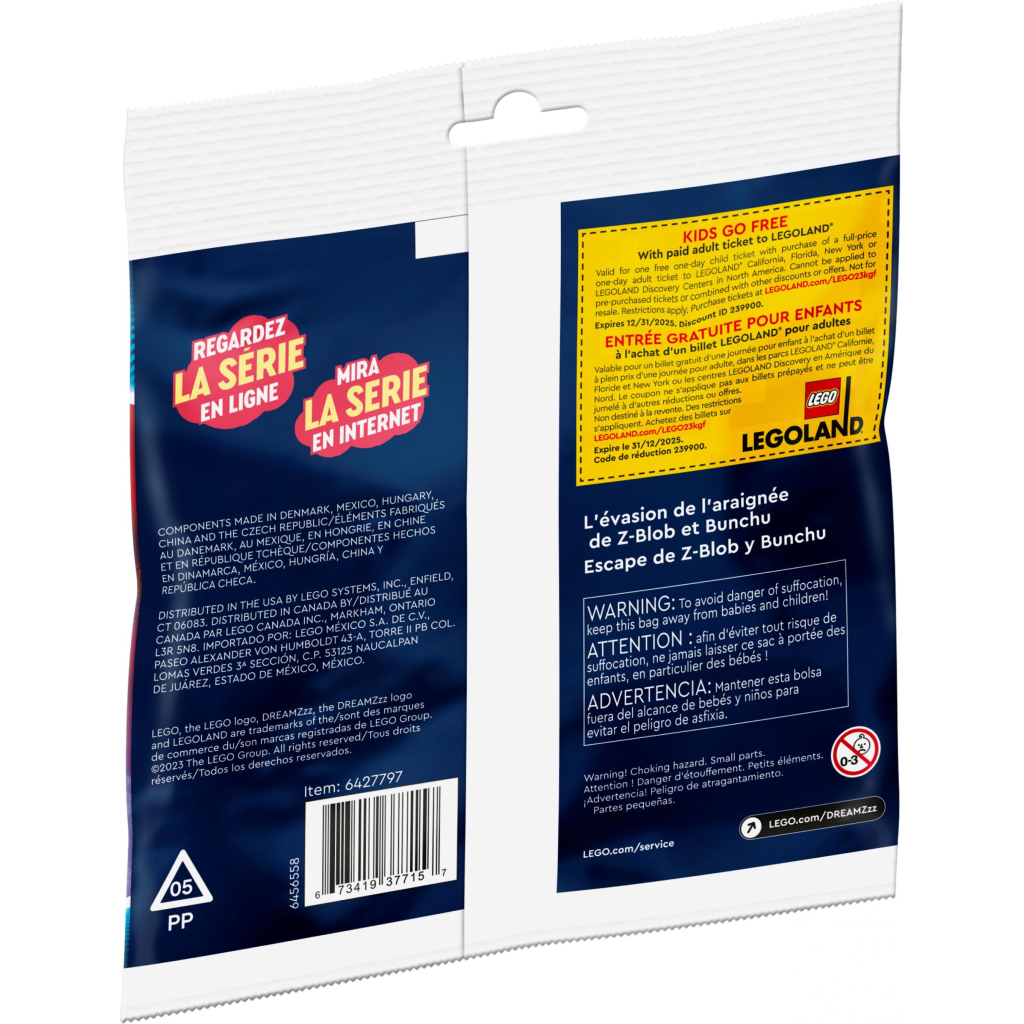 Конструктор LEGO DREAMZzz Втеча Зет-Блоб і Бунчу від павука (30636) - фото 3 Конструктор LEGO DREAMZzz Втеча Зет-Блоб і Бунчу від павука (30636) - фото 3