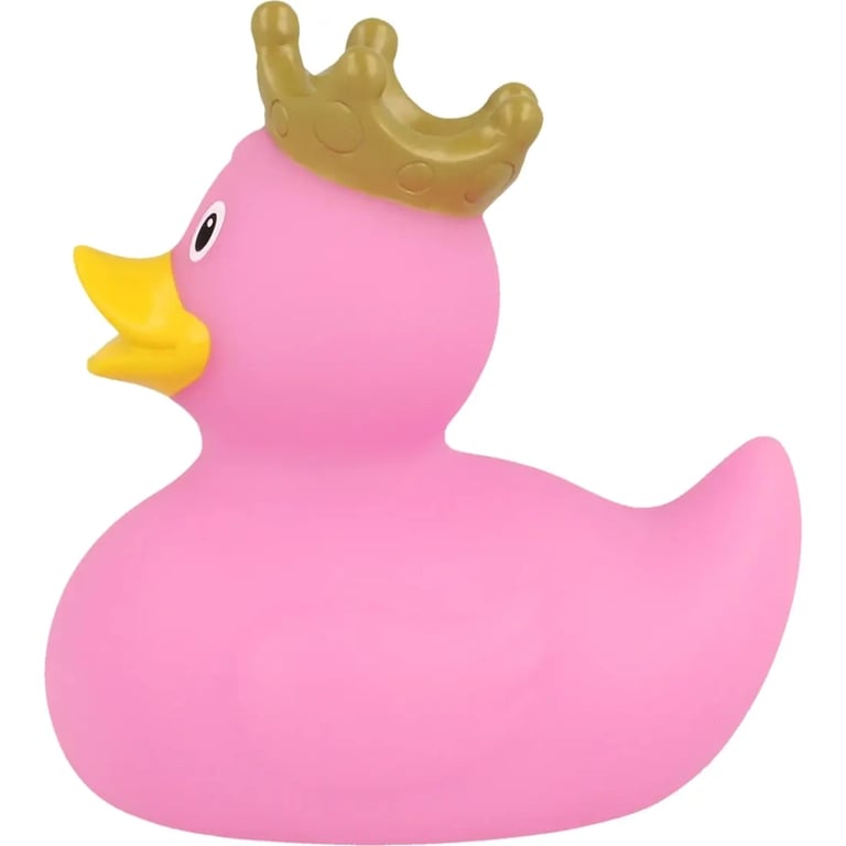 Іграшка для ванної Funny Ducks Качка Рожева у короні (1926) - фото 3