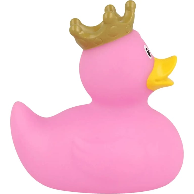 Іграшка для ванної Funny Ducks Качка Рожева у короні (1926) - фото 5
