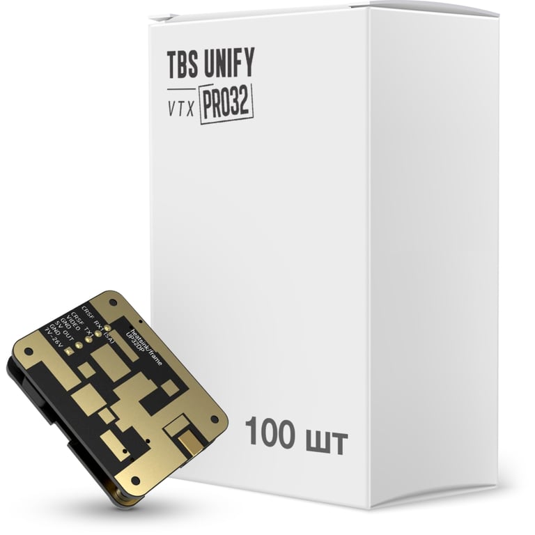 Відеопередавач (VTX) TBS Unify Pro32 DP 3W Wide Band упаковка 100шт. (Unify Pro32 DP 3W Wide Band Box) - фото 1