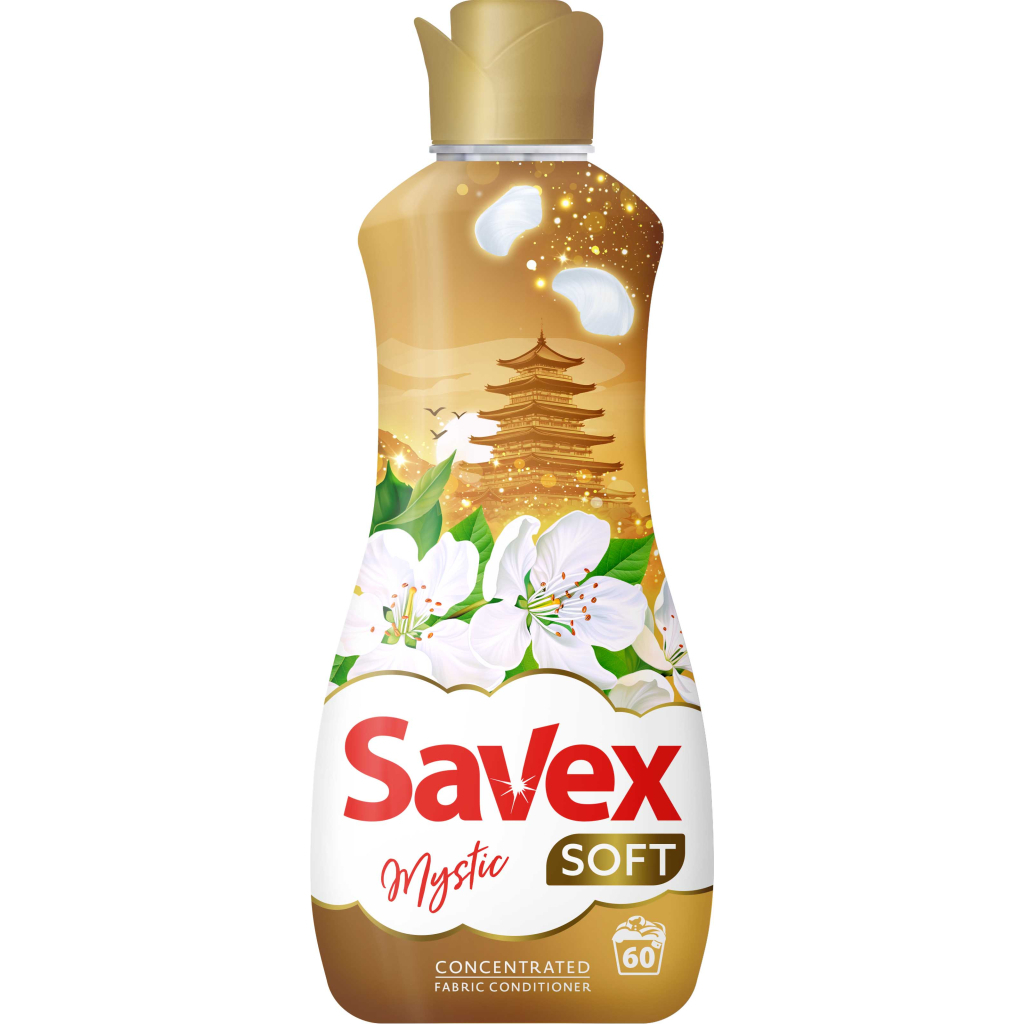 Кондиціонер для білизни Savex Soft Mystic 1.5 л (3800024048982) Кондиціонер для білизни Savex Soft Mystic 1.5 л (3800024048982)