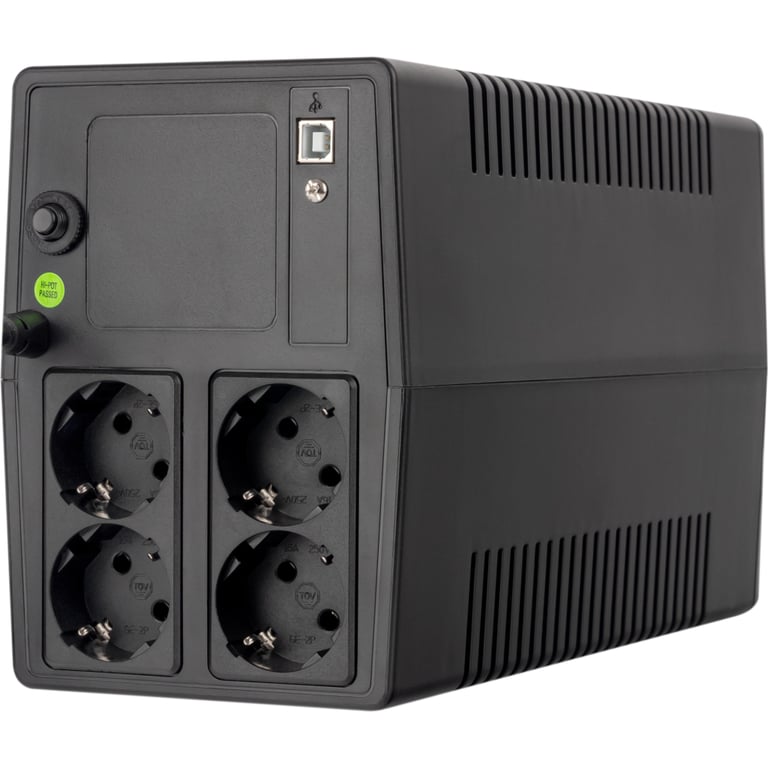 Пристрій безперебійного живлення Prologix 1000VA 600W USB (PLPU1000VA4LED) - фото 2