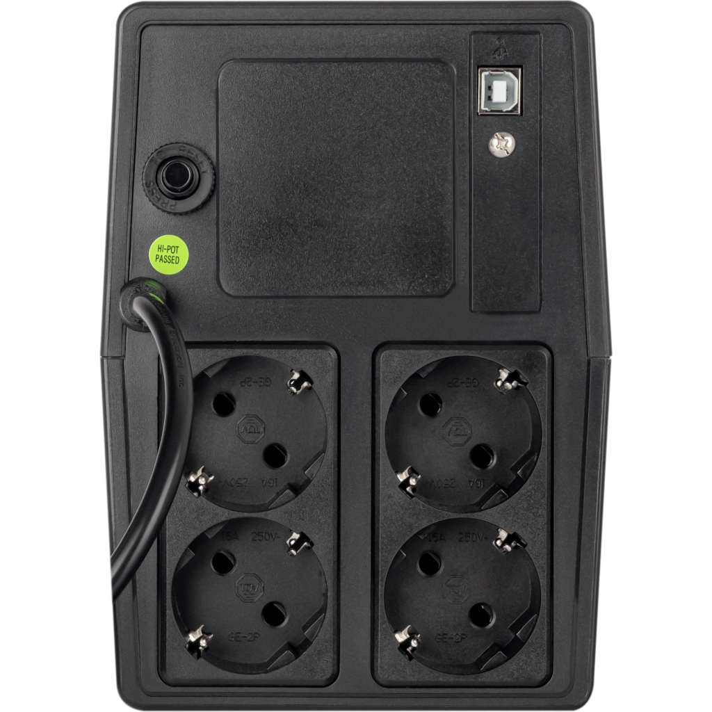 Пристрій безперебійного живлення Prologix 1000VA 600W USB (PLPU1000VA4LED) - фото 3 Пристрій безперебійного живлення Prologix 1000VA 600W USB (PLPU1000VA4LED) - фото 3
