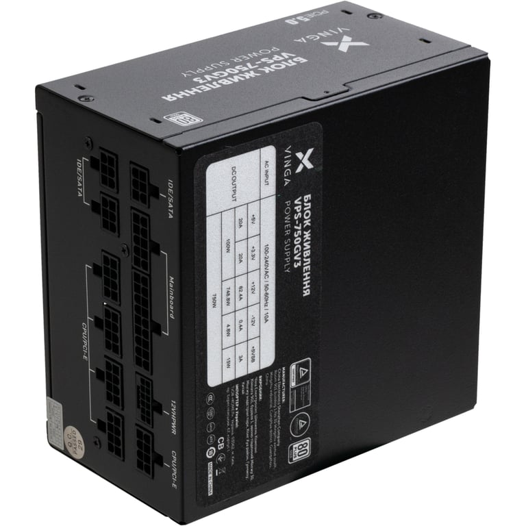 Блок живлення Vinga 750W (VPS-750GV3) - фото 3