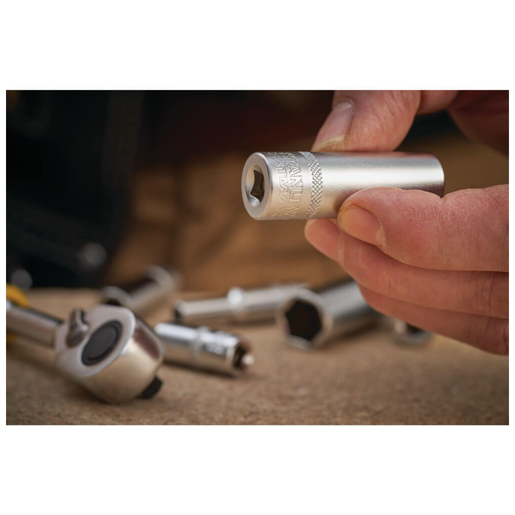 Торцева головка Stanley 1/4", 14 мм, шестигранна, подовжена (FMMT17966-0) - фото 4 Торцева головка Stanley 1/4", 14 мм, шестигранна, подовжена (FMMT17966-0) - фото 4