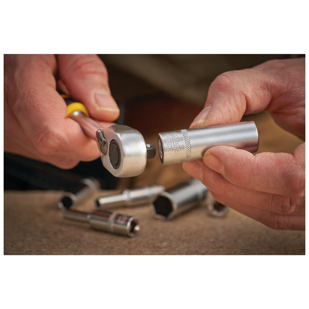 Торцева головка Stanley 1/4", 8 мм, шестигранна, подовжена (FMMT17338-0) - фото 5 Торцева головка Stanley 1/4", 8 мм, шестигранна, подовжена (FMMT17338-0) - фото 5