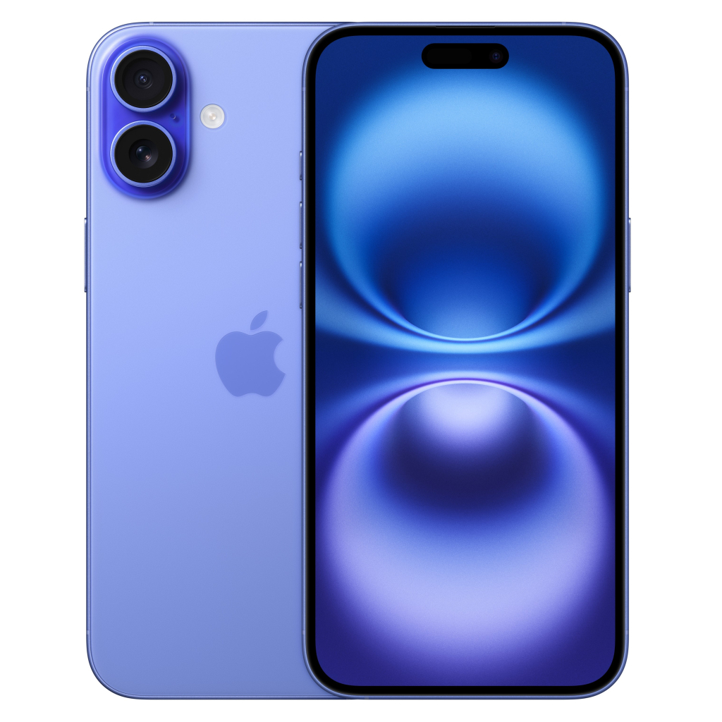 Мобільний телефон Apple iPhone 16 Plus 128GB Ultramarine (MXVX3) - фото 1 Мобільний телефон Apple iPhone 16 Plus 128GB Ultramarine (MXVX3) - фото 1