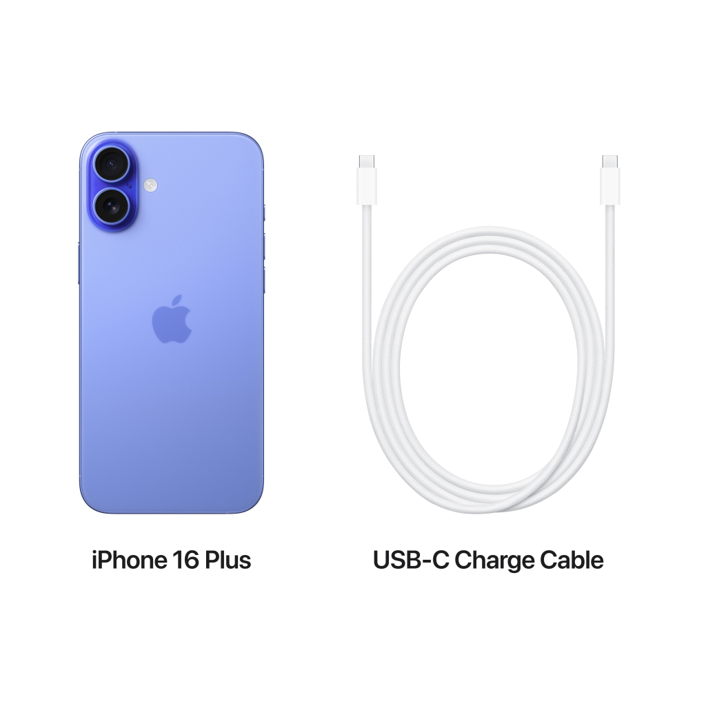 Мобільний телефон Apple iPhone 16 Plus 128GB Ultramarine (MXVX3) - фото 8 Мобільний телефон Apple iPhone 16 Plus 128GB Ultramarine (MXVX3) - фото 8
