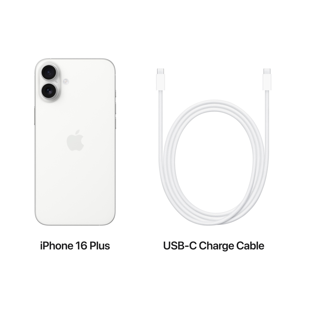 Мобільний телефон Apple iPhone 16 Plus 128GB White (MXVV3) - фото 8 Мобільний телефон Apple iPhone 16 Plus 128GB White (MXVV3) - фото 8
