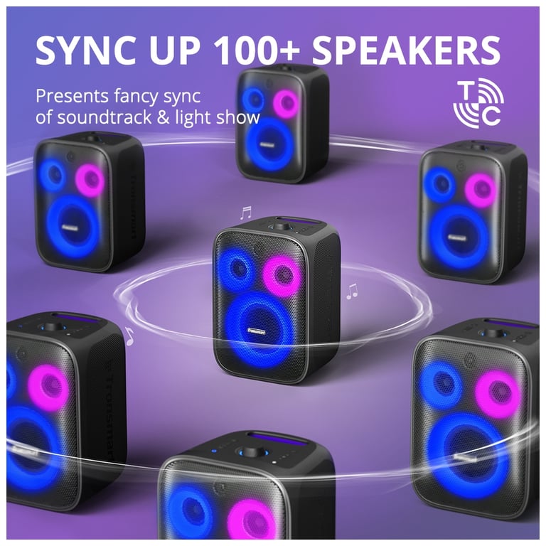 Акустична система Tronsmart Halo 200 + 2 MIcs Black (968233) - фото 12