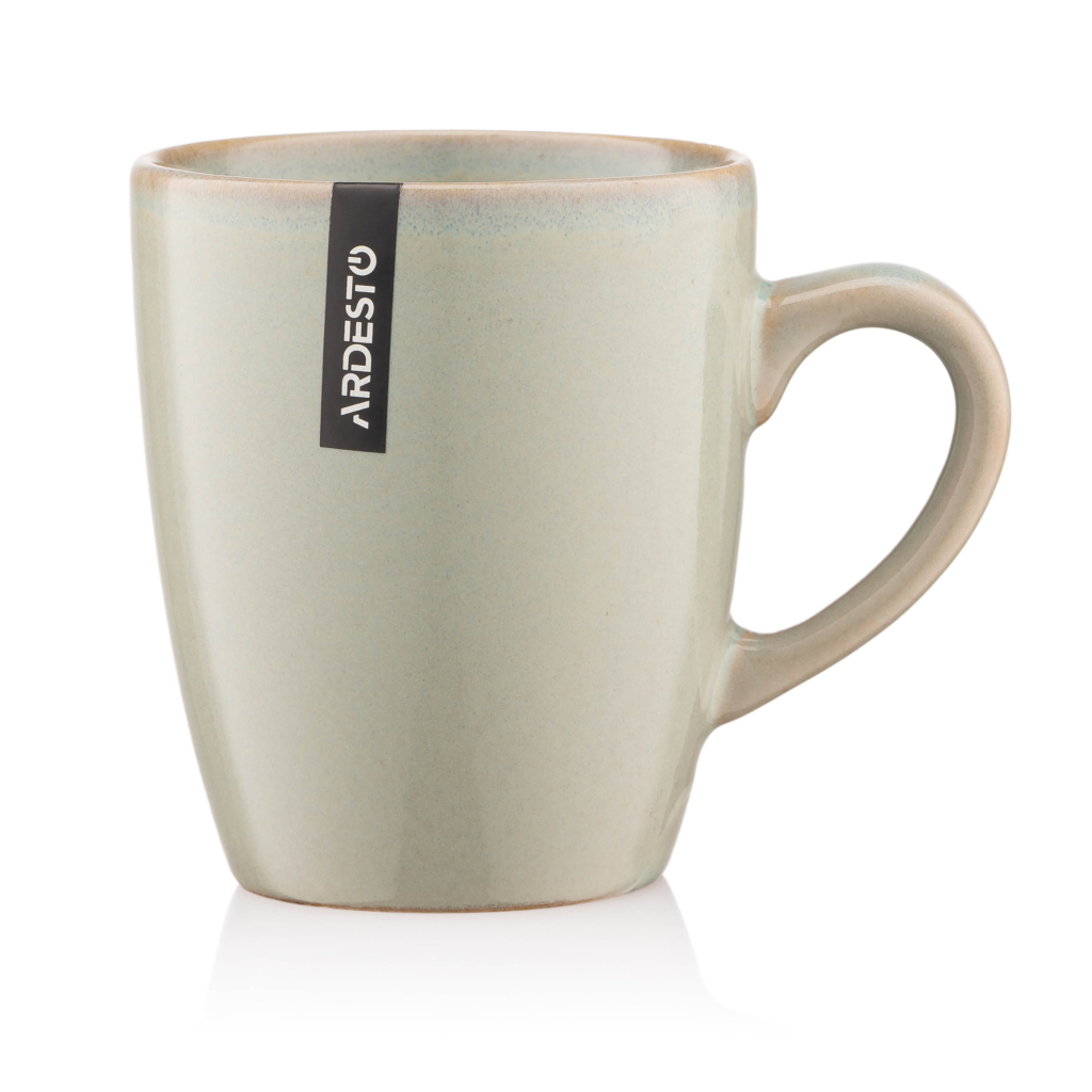 Чашка Ardesto Lecco, 390мл, кераміка, сірий (AR2939LRG) - фото 1