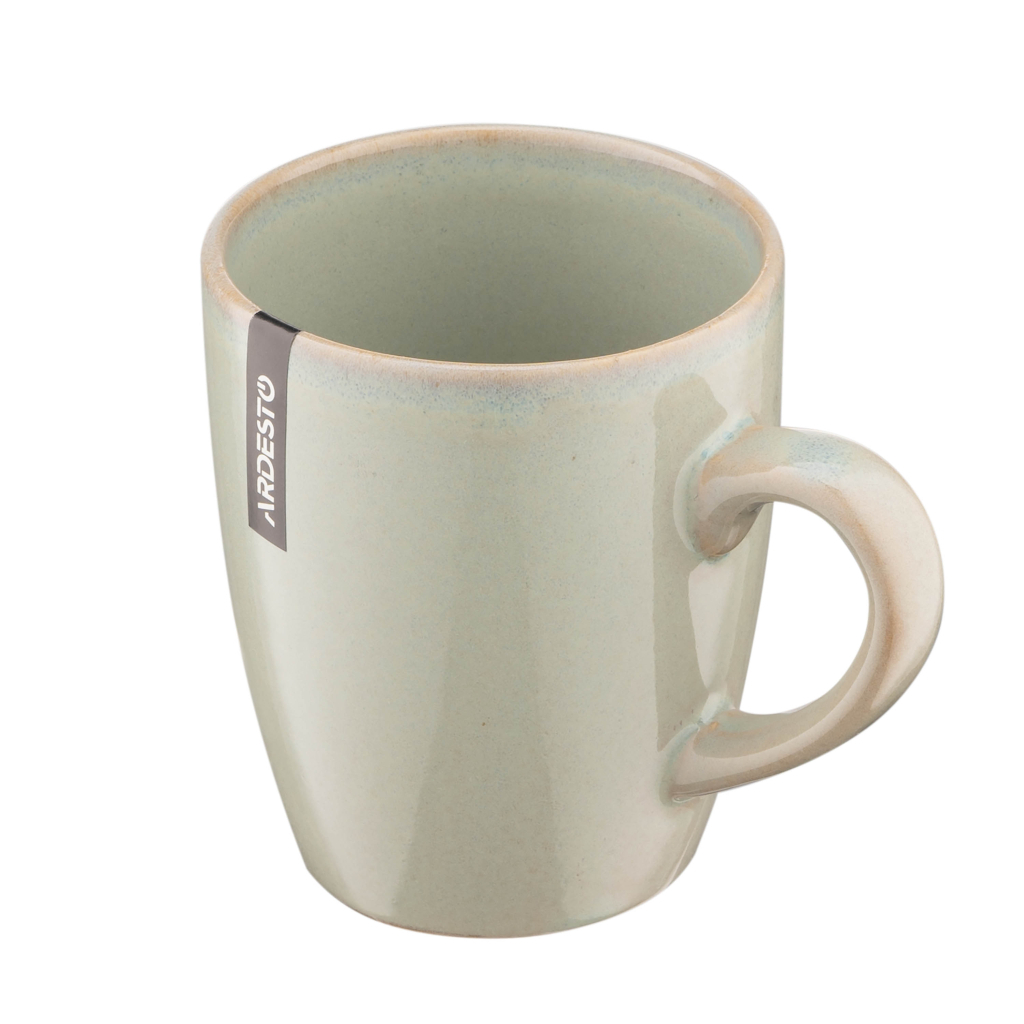 Чашка Ardesto Lecco, 390мл, кераміка, сірий (AR2939LRG) - фото 3 Чашка Ardesto Lecco, 390мл, кераміка, сірий (AR2939LRG) - фото 3