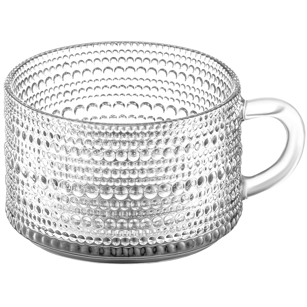 Чашка Ardesto Verbena, 10.5см, скло, прозорий (AR5024)