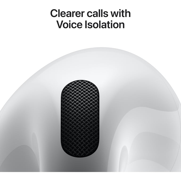 Навушники Apple AirPods 4 (MXP63ZE/A) - фото 5