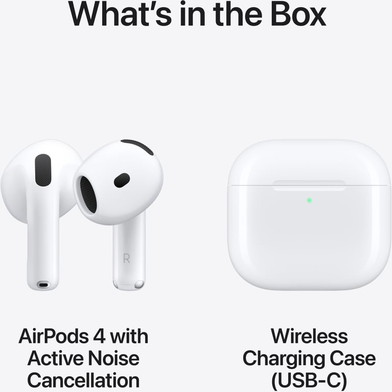 Навушники Apple AirPods 4 with Active Noise Cancellation (MXP93ZE/A) - фото 9